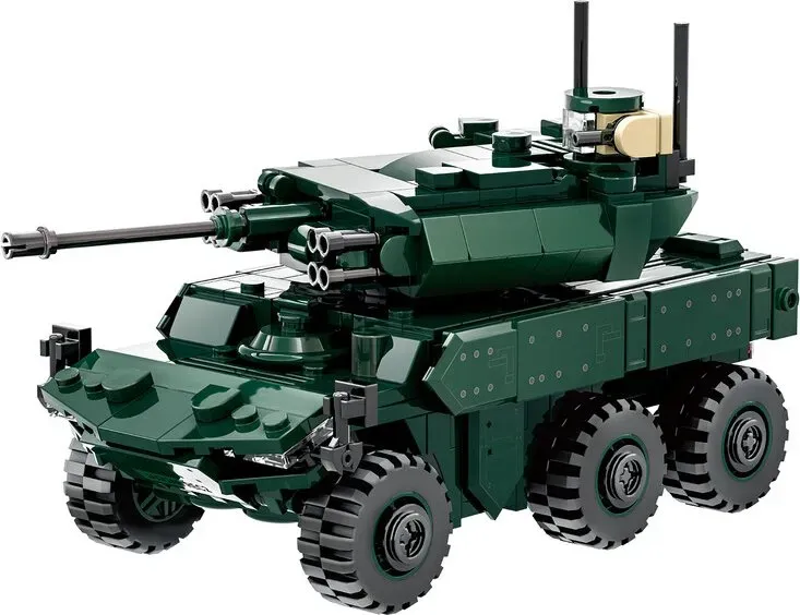 WANGE Jaguar Air Defense Panzerverkehr 381 Teile Bausteine Set für Hobbybauer