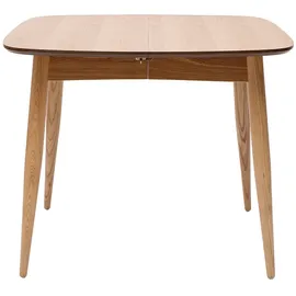 miliboo Ausziehtisch 90 x 75 x 90 cm braun