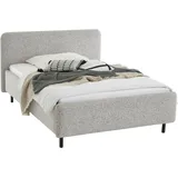 Meise Möbel Polsterbett in meliertem Webstoff ¦ beige ¦ Maße (cm): B: 160 H: 105