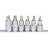 KS Tools 1/2" CHROMEplus Bit-Stecknuss-Satz XZN, 6-tlg.