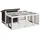 vidaXL Kleintierkäfig Kaninchenstall 144 x 123 x 67,5 cm grau