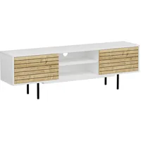 Livetastic Lowboard, Weiß, Holzwerkstoff, 160x50.5x35 cm, Wohnzimmer, Wohnwände, Lowboards