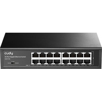 Cudy GS1016 Netzwerk-Switch Gigabit Ethernet (10/100/1000) Schwarz