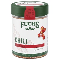 Fuchs Gewürze - Chili Flocken - ideal als Topping auf Fleischgerichten oder in Couscous und Bulgur - natürliche Zutaten - 50 g in wiederverwendbarer, recyclebarer Dose