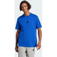 adidas Essentials Small Logo Single Jersey Shirt Team royal Blue/Black S