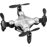 Reely Suitcase mini drone Quadrocopter RtF Einsteiger, Kameraflug Silber-Schwarz
