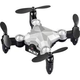 Reely Suitcase mini drone Quadrocopter RtF Einsteiger, Kameraflug Silber-Schwarz