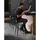 MID.YOU Barhocker 2er-Set 51,6 x 76,2 cm Schwarz