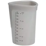 LURCH Messbecher Silikon 1L lichtgrau