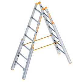 Layher Treppenstehleiter Topic 1061 2 x 7 Sprossen