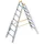 Layher Treppenstehleiter Topic 1061 2 x 7 Sprossen