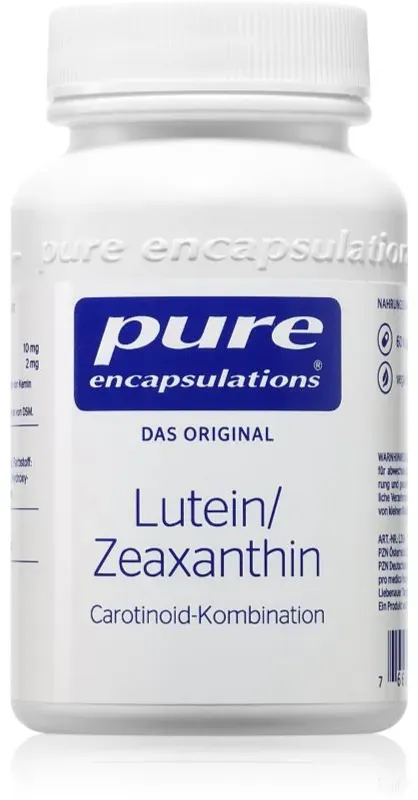 Pure Encapsulations Lutein/Zeaxanthin Kapseln zur Förderung der Augengesundheit 60 KAP