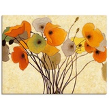 Artland Wandbild »Kürbismohn I«, Blumen, (1 St.), orange