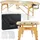 Habys Sofia Light Massageliege Klappbar aus Holz mit 2 Zonen, 185 × 60 cm