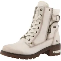 Mustang Damen Stiefelette mit Zierreißverschluss 15M0082001, Größe:37 EU, Farbe:Weiß - 37 EU