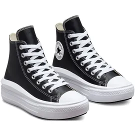 Converse Chuck Taylor All Star Move Platform FOUNDATIONAL Leather Sneaker, 39.5 EU