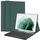 Fintie Tastatur Hülle für iPad 10.2 Zoll (9/8/ 7 Generation - 2021/2020/2019), Schutzhülle mit TPU Rückschale, Pencil Halter und magnetisch Abnehmbarer Tastatur mit QWERTZ Layout, Dunkelgrün