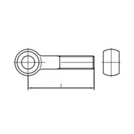 F. REYHER Nchfg. GmbH & Co. KG Augenschraube DIN 444 Form B M16 x 200 10 Stück