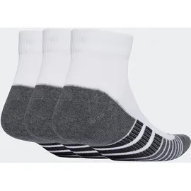 adidas Performance Climacool Cushioned Quarter Socken 3er Pack Weiß/Schwarz 40-42