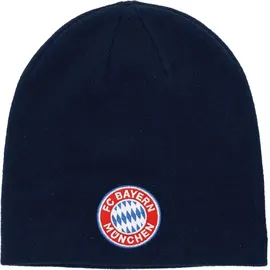 FC Bayern Mütze Logo blau Kinder