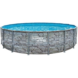 Summer Waves Elite Frame Pool Steinoptik 549x132cm (26384)