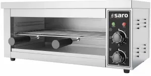 Saro Backofen LYNN, Timerfunktion, Praktischer Ofen mit ausziehbarer Krümelschublade, 1 Backofen inkl. Grillrost