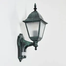 hofstein Wandleuchte mit Bewegungsmelder (E27)  - Schwarz/Grün