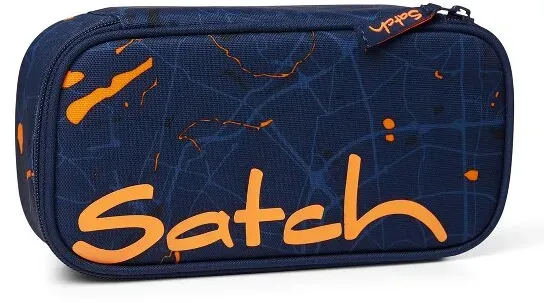 Satch Schlampermäppchen 22 cm dark blue orange