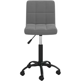 vidaXL Bürostuhl Samt dunkelgrau