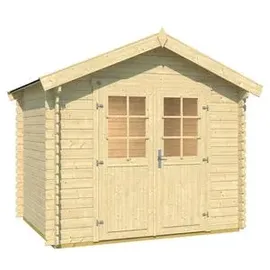 Weka Gartenhaus 209 Gr. 1.5 2,88 x 2,34 m natur Doppeltür
