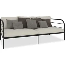 vidaXL Tagesbett 90 x 200 cm Schwarz