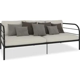 vidaXL Tagesbett 90 x 200 cm Schwarz