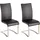MCA Furniture Arco 2 St. Echtleder schwarz