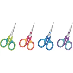 WEDO Universalschere Soft-Kid 11,5cm spitz farbig sortiert