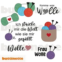 Plotterdatei "Wolle"
