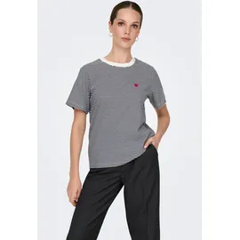 Jdy JDYPISA S/S PRINT TOP JRS NOOS Weiß S