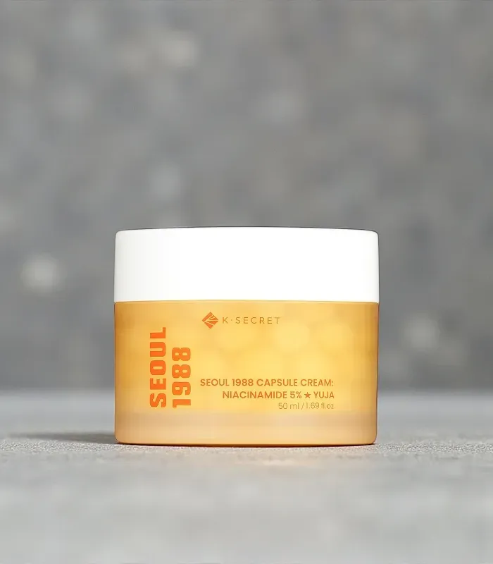 K-SECRET SEOUL 1988 Capsule Cream : Niacinamide 5% + Yuja – Niacinamide Yuja Capsule Cream 50ml