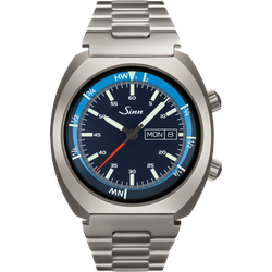 Sinn Instrumentelle Uhren 240 St GZ 240.011 - marineblau,Stahl - 43mm