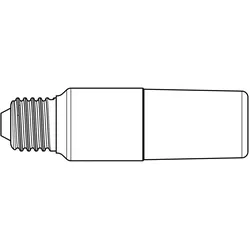 LED-Leuchtmittel 8 W Sockel E27, 3000 K