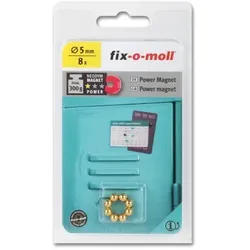 fix-o-moll Neodym Magnete Kugeln 5mm gold