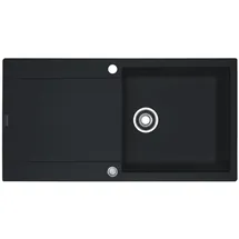 Franke Maris MRG 611 links Einbauspüle schwarz 970 x 500 mm Handbetätigung