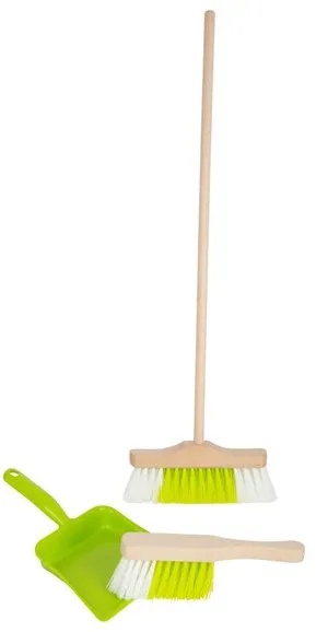 - Wooden Sweeping Set with Broom 3 pcs