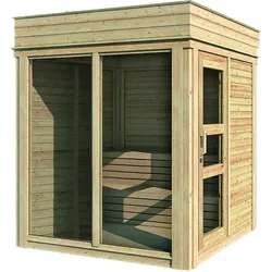 Wolff Finnhaus Saunahaus Paradiso 2x2 (1-Raum) Paradiso 2x2 (1-Raum)