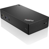 Lenovo ThinkPad USB 3.0 Pro Dock Í EU (USB B), Dockingstation + USB Hub, Schwarz