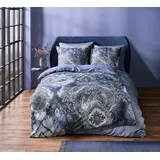 fleuresse »Bed Art S«, Mako Satin 100% Baumwolle mit Reißverschluss blau