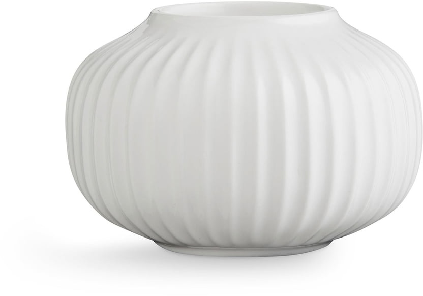 Kähler Design - Hammershøi Teelichthalter H 6,5 cm, weiß
