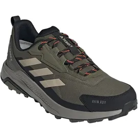 Adidas Herren Terrex Anylander RAIN.RDY Hiking Shoes Wanderschuhe, Olive strata/Wonder beige/core Black, 43 1/3