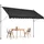 Vevor Klemmmarkise 350 x 120 cm schwarz