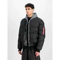 Alpha Industries MA-1 Logo schwarz S