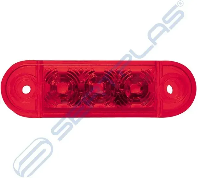 LED Seitenmarkierungsleuchte 3 LED 12V-24V Rot